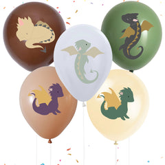 Epic Dragon Quest: 10 Pcs Latex Balloons