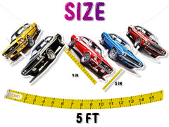 Classic Car 5-Piece Banner Decoration