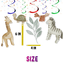 Jungle Animals Streamers 10 pcs - Wild Safari Party Decorations