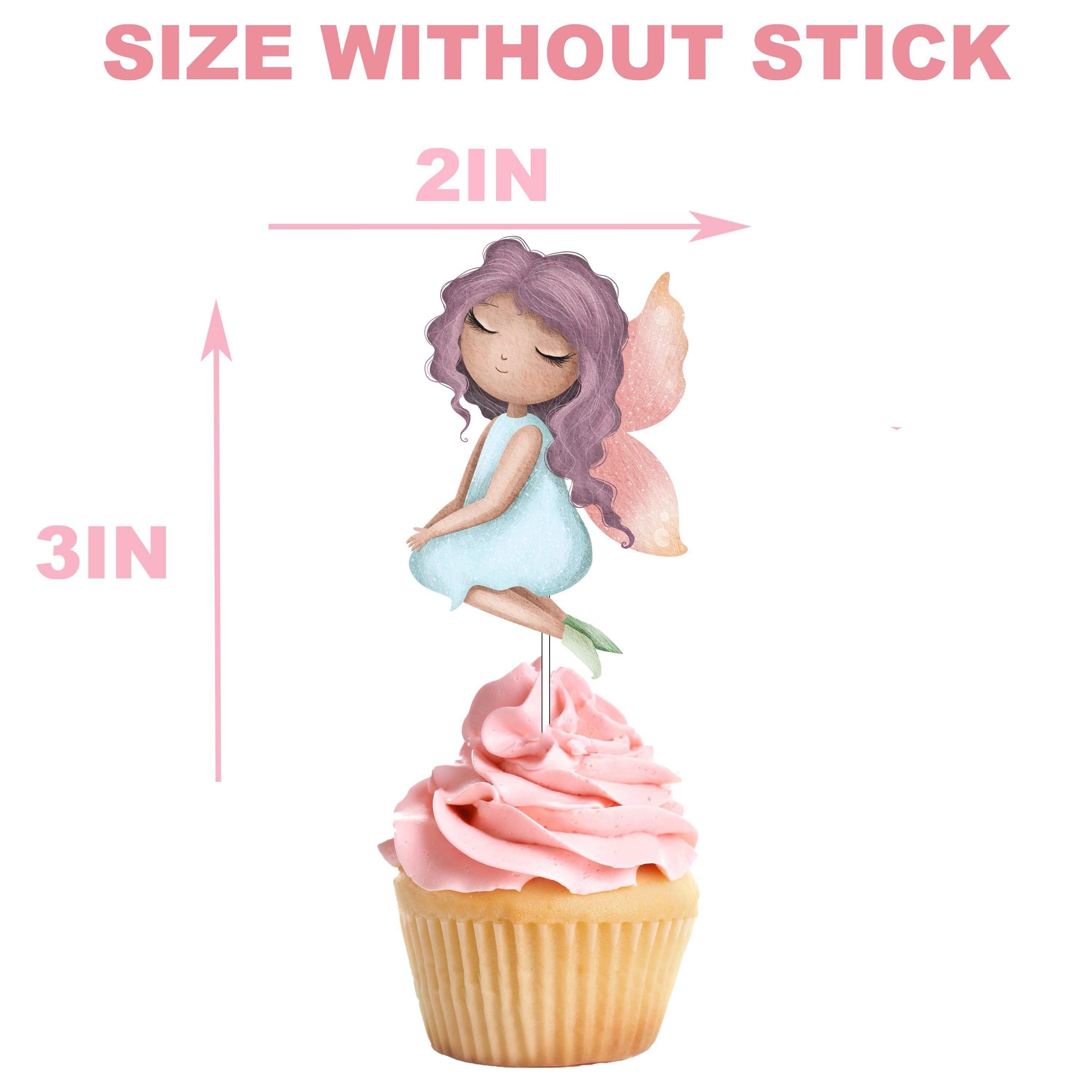 Magical Fairy Cupcake Toppers - Whimsical Decor for Enchanted Parties