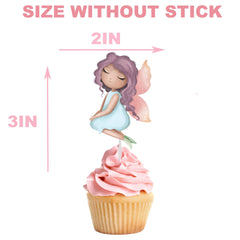 Magical Fairy Cupcake Toppers - Whimsical Decor for Enchanted Parties