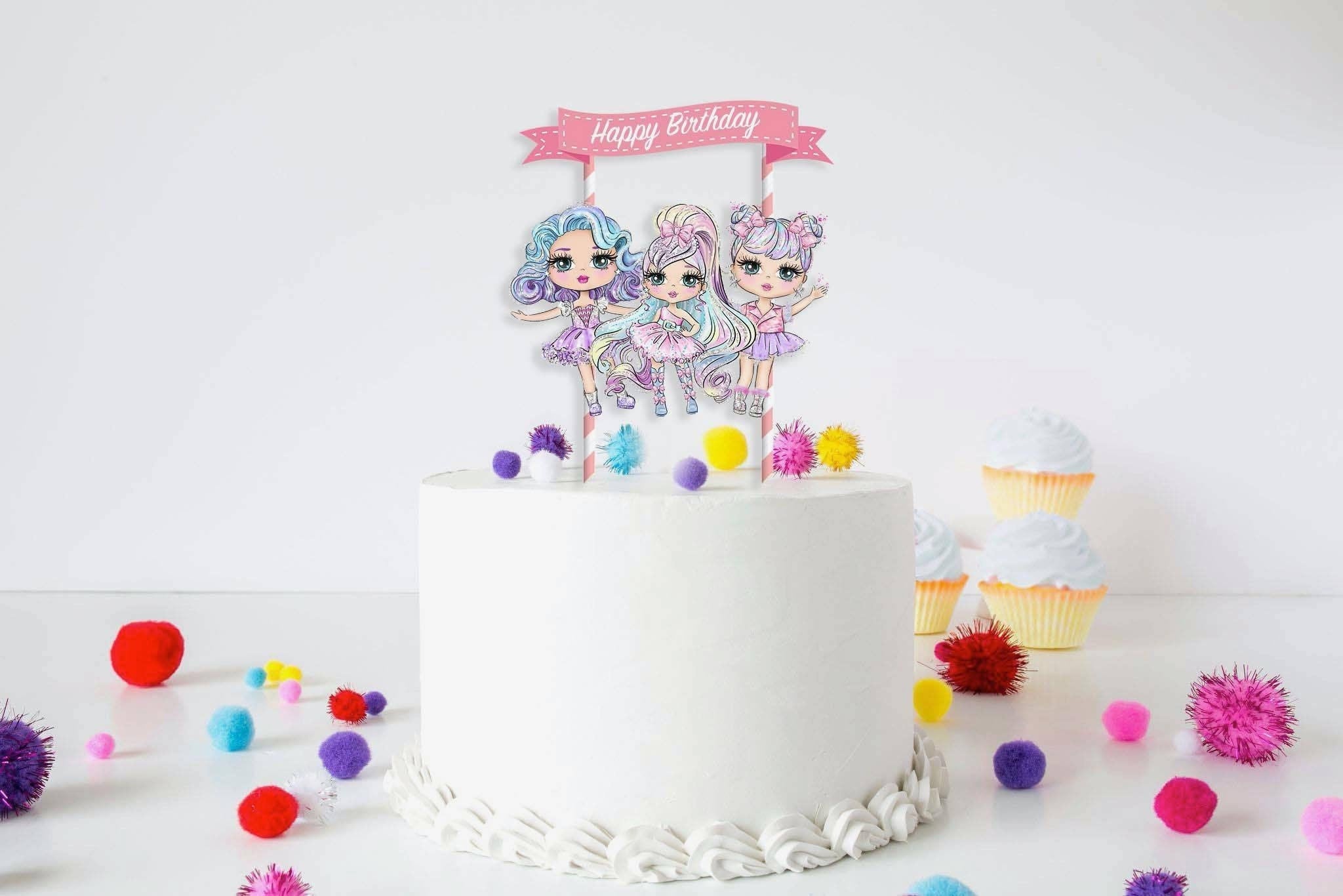 Dolly Daydream- Adorable Dolls Cake Topper for Fun-Filled Birthdays