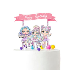 Dolly Daydream- Adorable Dolls Cake Topper for Fun-Filled Birthdays