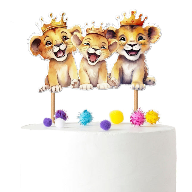 Majestic Lion Cake Topper – Perfect for Baby Showers and Birthday Celebrations