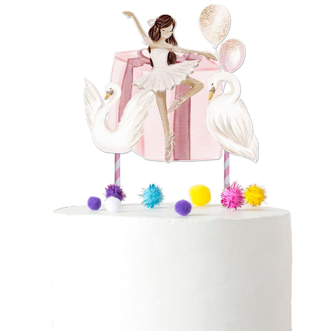 Elegant Ballerina Cake Topper – Perfect for Baby Showers and Birthday Celebrations