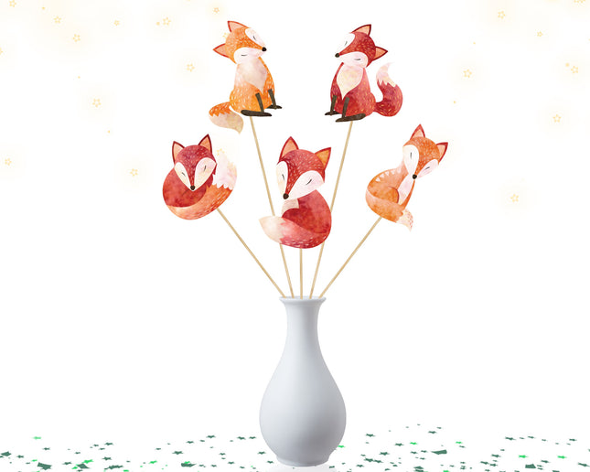 Whimsical Fox Table Centerpieces