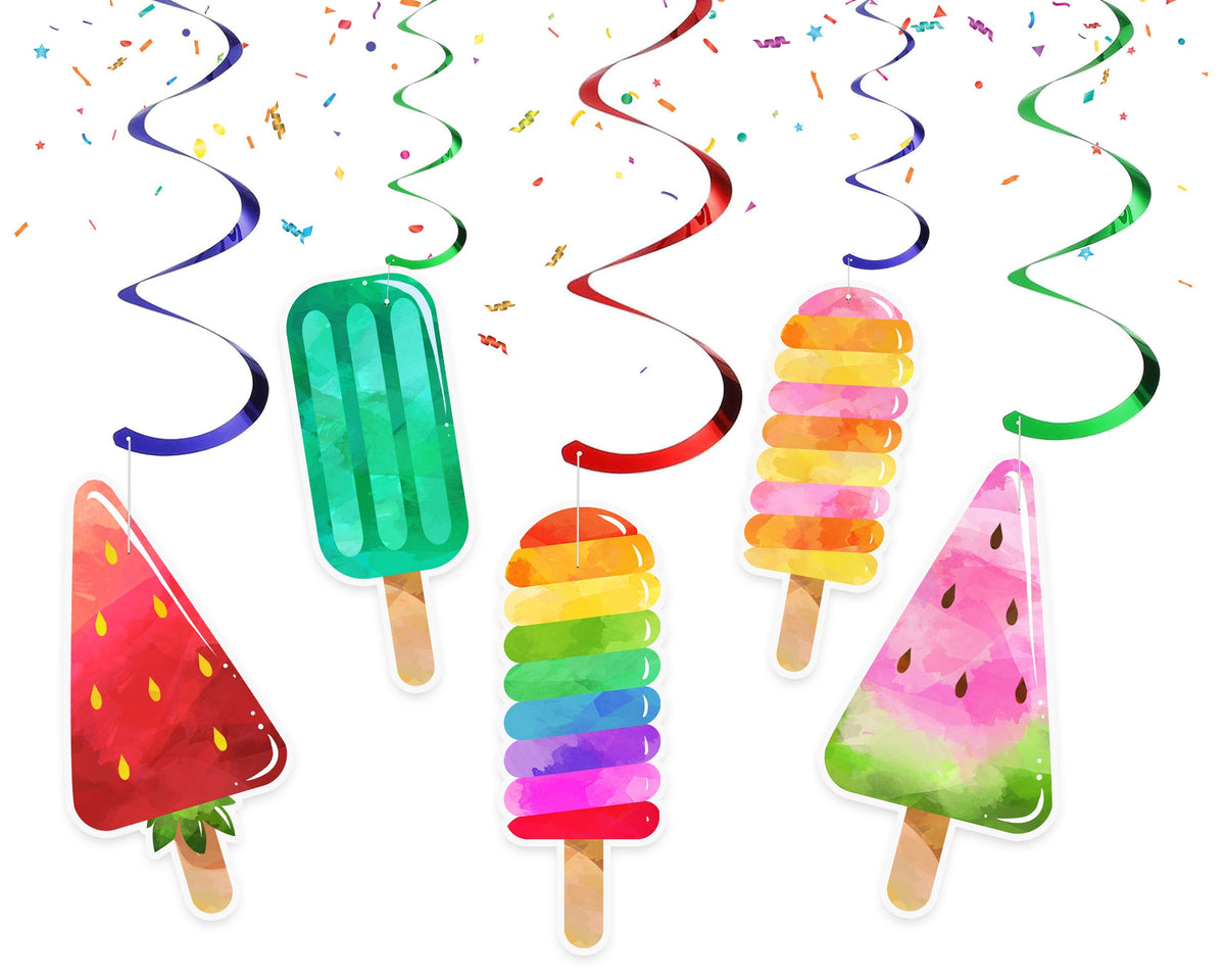 Sweet Summertime Popsicle Swirls 