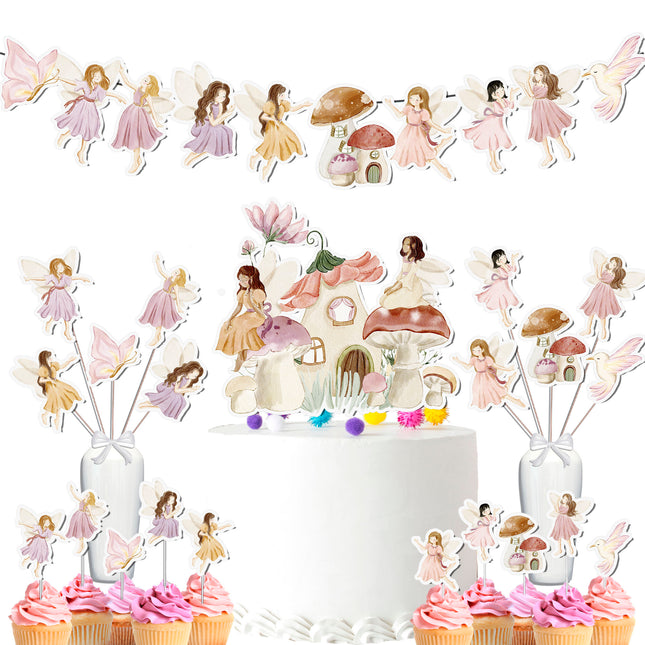 Storybook Fairy Party Decor Set