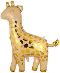 Safari Giraffe and Number One Balloon Set - Perfect for Baby Showers, First Birthdays, and Jungle-Themed Parties