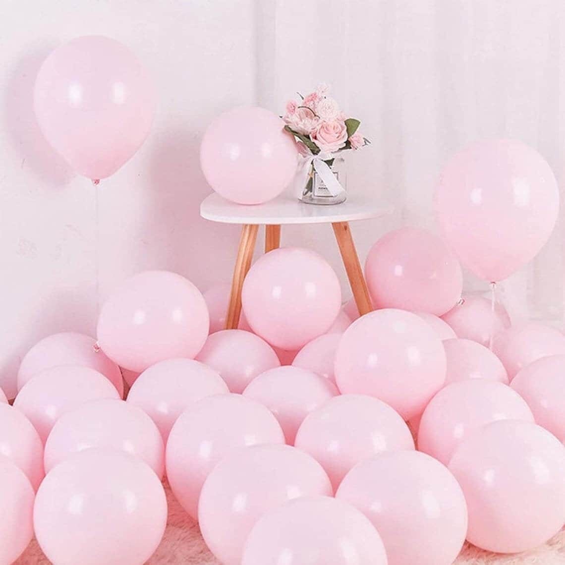 Charming Pastel Pink Balloon Set with Butterfly for Birthday Party - Whimsical Decor