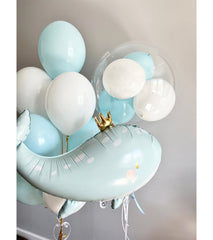 Whale Pastel Balloon Set for Birthday Party/Baby Shower - Gentle Sea Theme, Soft Pastel Balloons, Oceanic Celebration Decor Kit