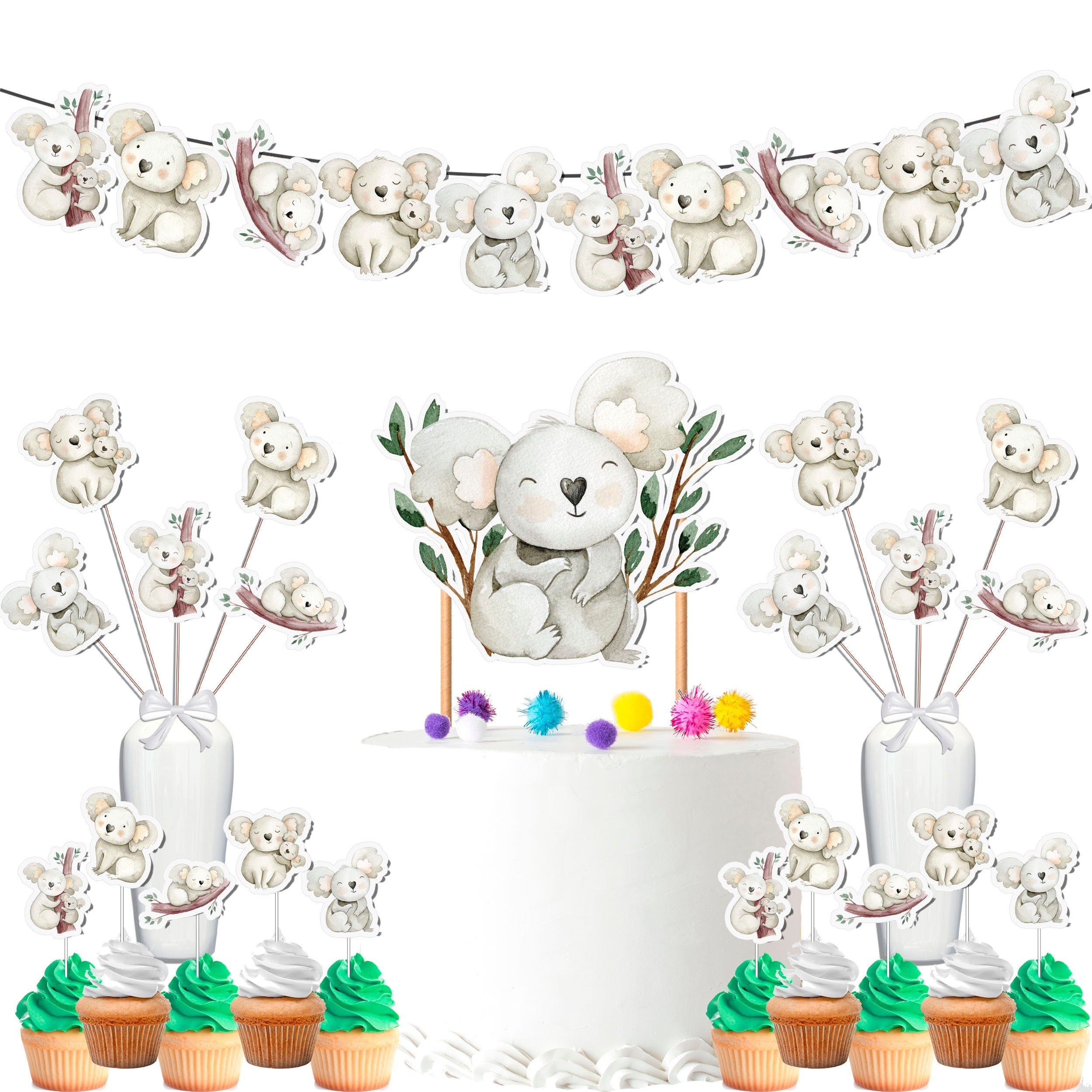 Adorable Koala Party Decor Set