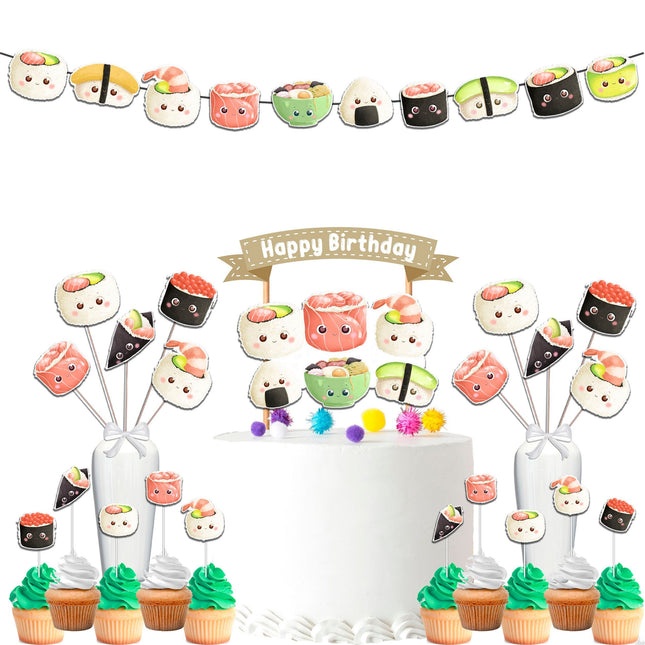 Sushi Delight Party Decor Set