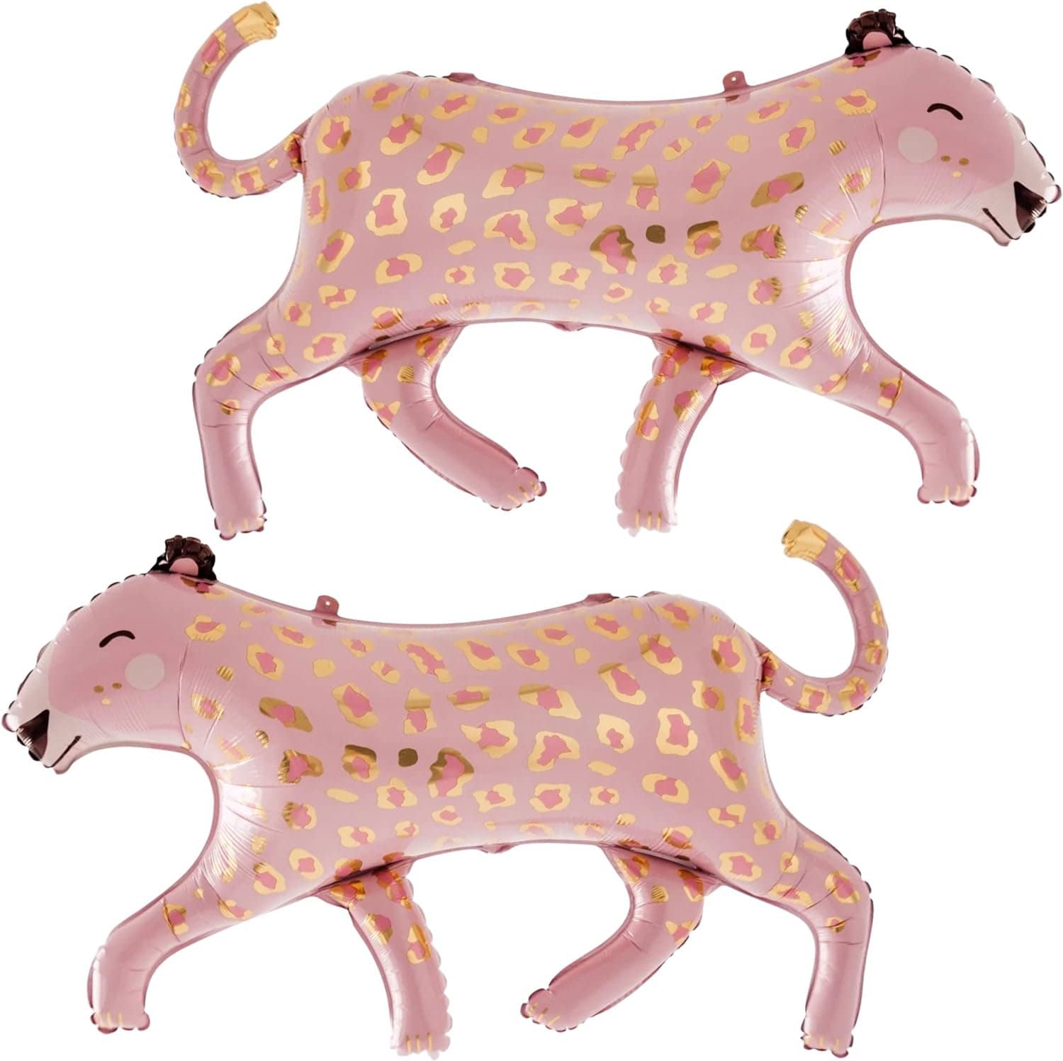 Playful Pink Cheetah Balloon Set - Perfect for Baby Showers and Birthday Celebrations