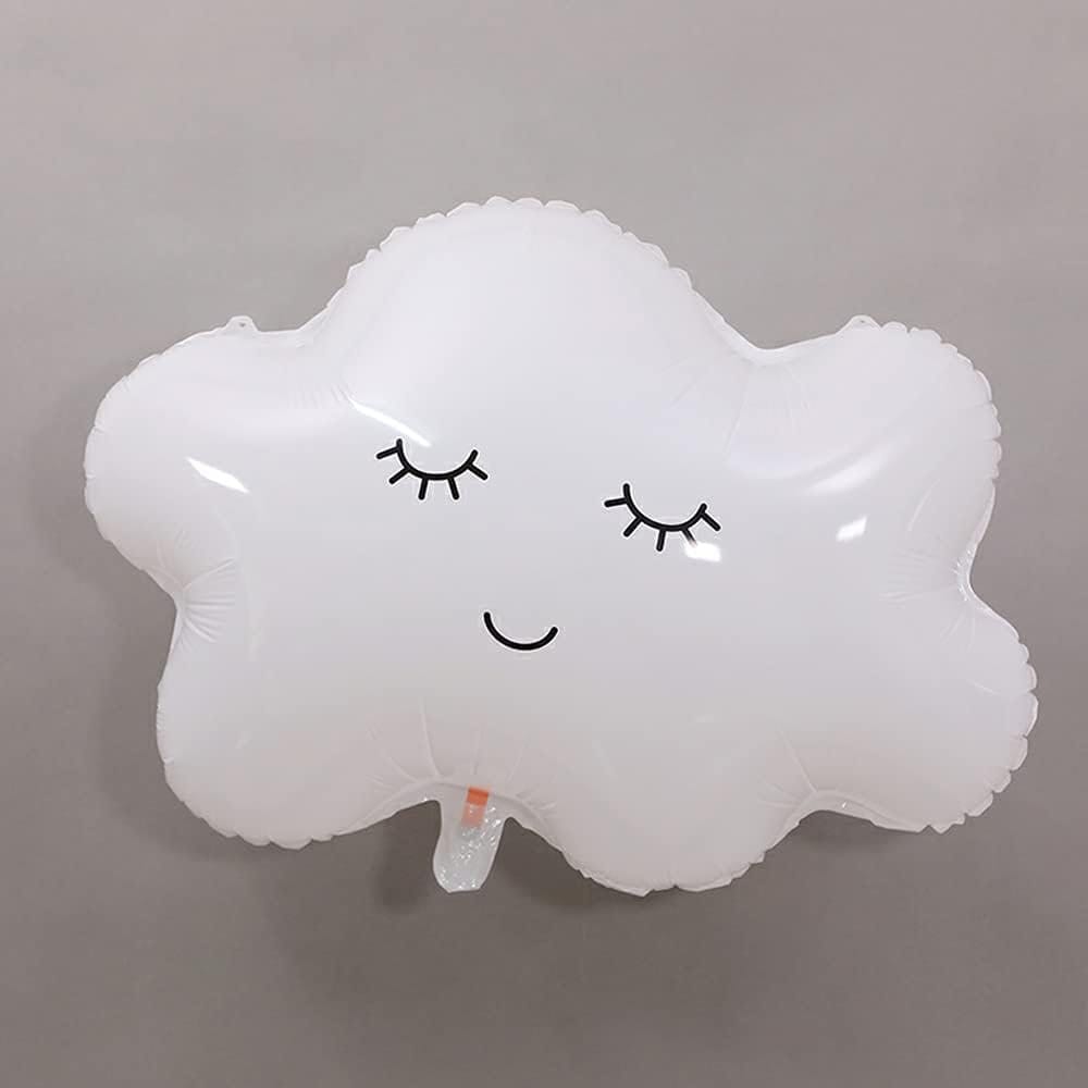 Whimsical Pink and White Cloud Balloon Set - Perfect for Baby Showers, Birthdays, and Gender Reveals