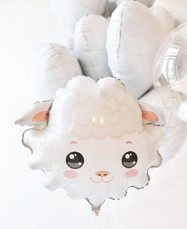 Adorable Sheep Balloon for Birthday Party or Baby Shower - Fluffy and Sweet Decor