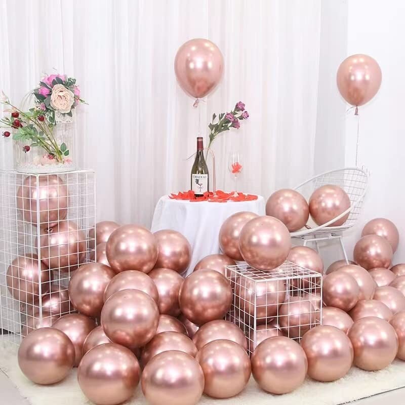 Chic Safari Gold & Rose Gold Balloon Set - Giraffe and Pink Cheetah Mylar Balloons for Baby Shower or Birthday Party