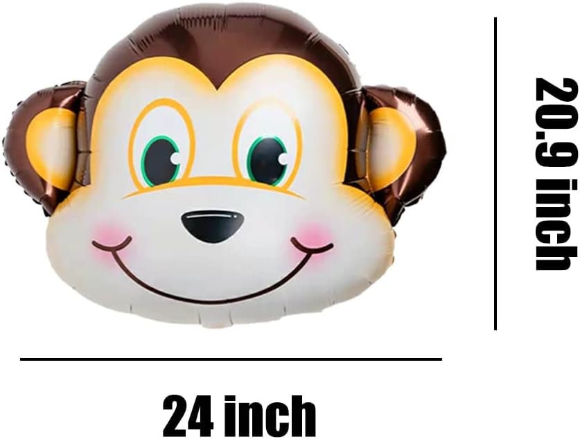 Jungle Safari Animal Balloon Set - Perfect for Baby Showers, Birthdays, and Safari-Themed Parties