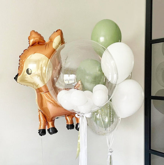 Whimsical Woodland Deer Balloon Set - Perfect for Baby Showers, Birthdays, and Woodland-Themed Parties