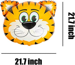 Jungle Safari Animal Balloon Set - Perfect for Baby Showers, Birthdays, and Safari-Themed Parties