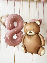 Sweet Bear & Heart Balloon Set | Perfect for Birthday Celebrations and Special Occasions