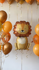 Joyful Lion Balloon Set - Perfect for Safari Parties and Kids' Birthday Celebrations