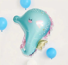 Charming Seahorse Balloon - Enchanted Underwater Theme Party Decoration, 26 inches