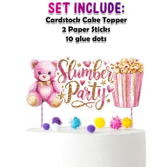 Slumber Party Cake Topper