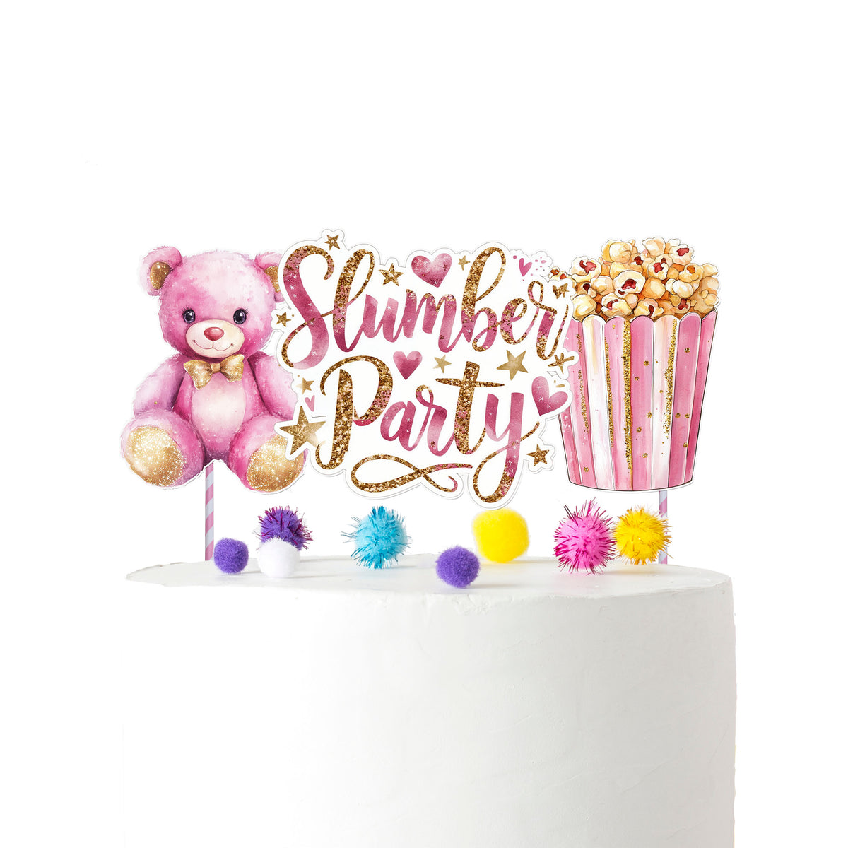 Slumber Party Cake Topper